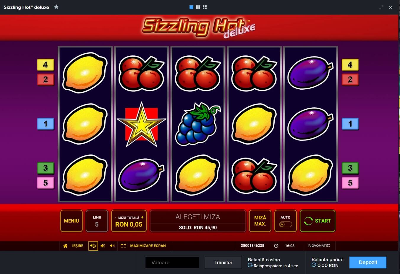 sizzling hot mozzart casino