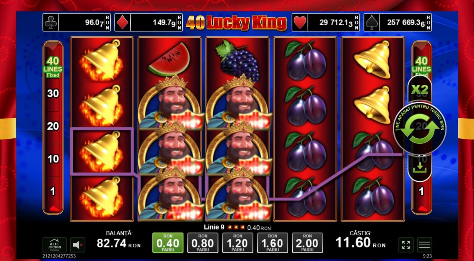 getsbet slot 40 Lucky King