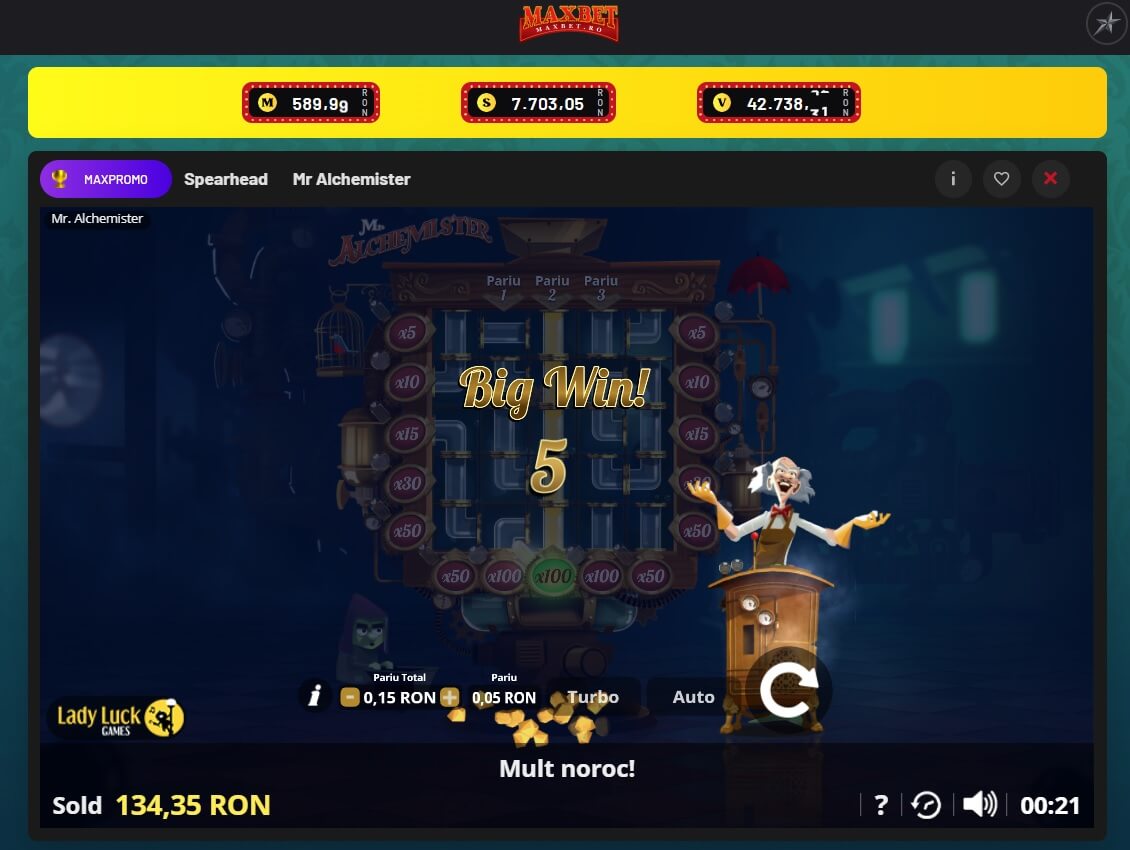 maxbet slots alchemister