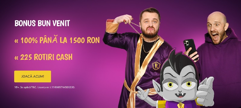 Vlad-Cazino bonus bun venit